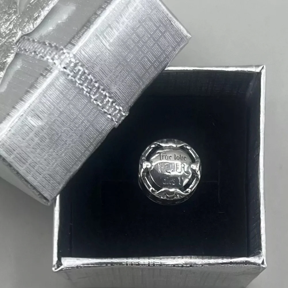 “The Nightmare Before Christmas” Charm Fits Pandora Silver S925 Jack & Sally New